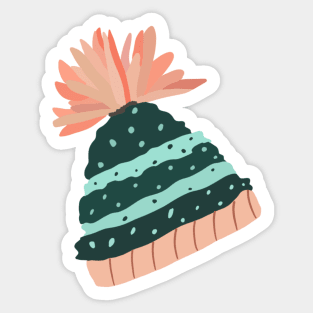 Christmas beret Sticker